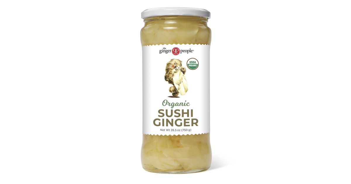 Ginger People Natural Pickled Sushi Ginger Organic Azure Standard