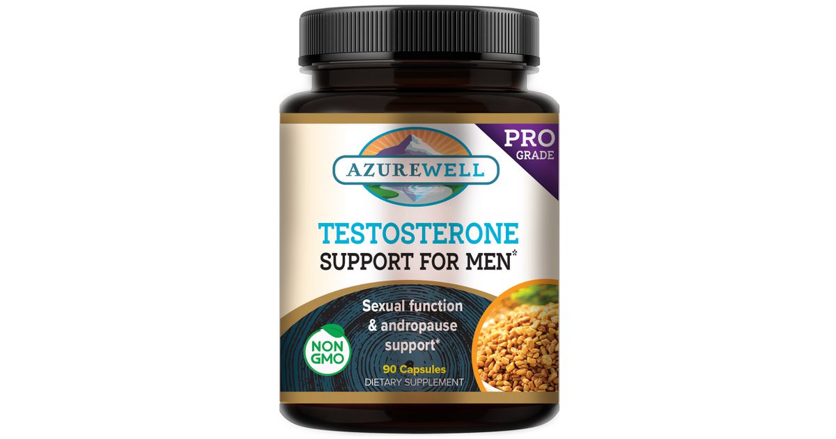 AzureWell Testosterone Support For Men Azure Standard