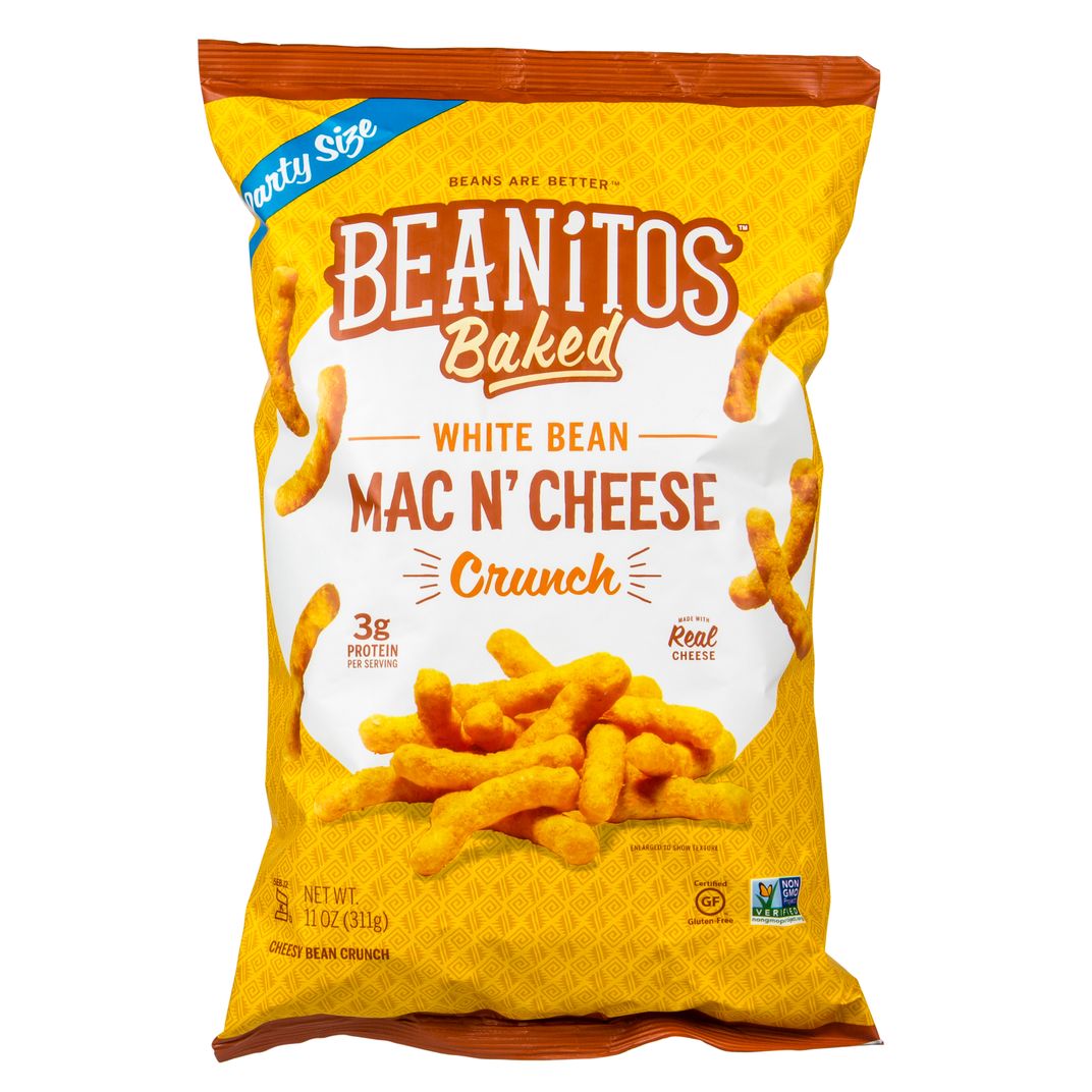 Beanitos White Bean Chips, Baked Crunch, Mac n' Cheese Azure Standard