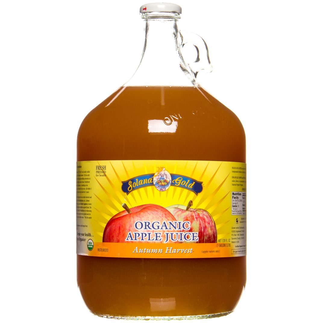 Solana Gold Organics Autumn Harvest Apple Juice, Unfiltered, Organic