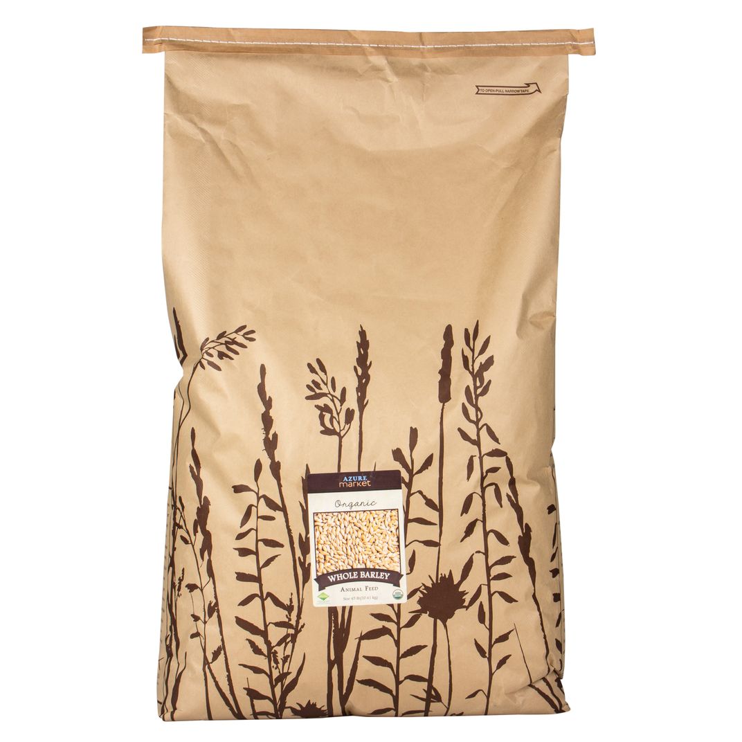 Azure Market Organics Whole Barley Animal Feed, Organic Azure