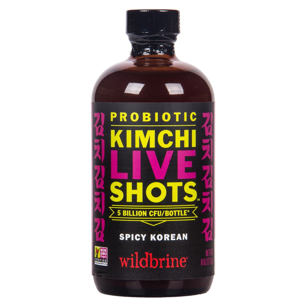 Wildbrine Kimchi Live Shots, Probiotic, Spicy Korean Azure Standard