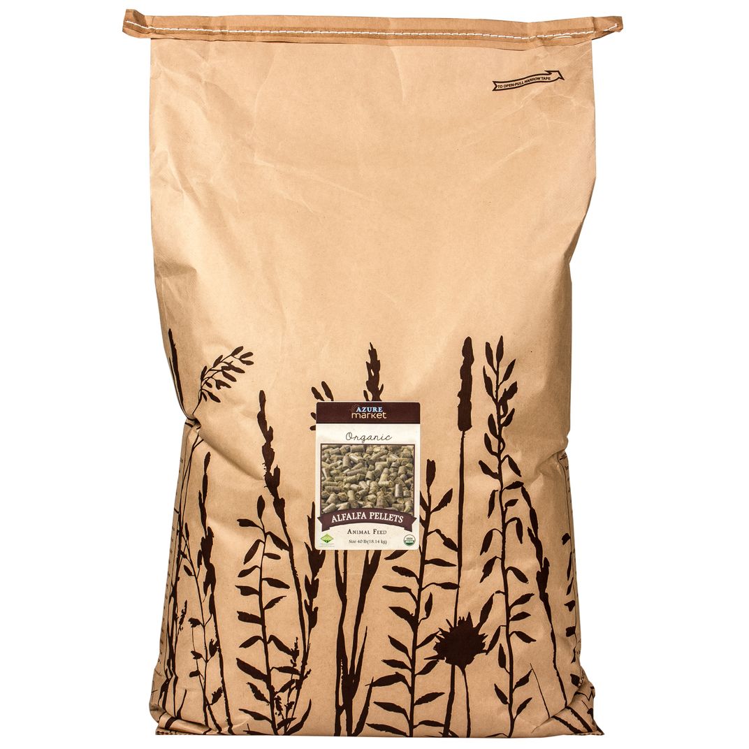 Azure Market Organics Alfalfa Pellets, Organic Azure Standard