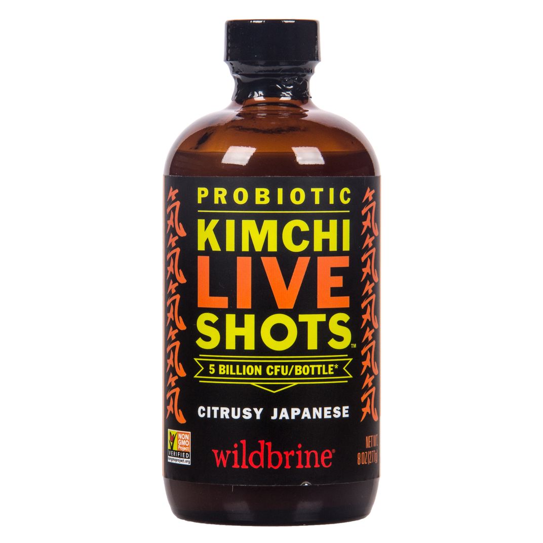 Wildbrine Kimchi Live Shots, Probiotic, Citrusy Japanese Azure Standard