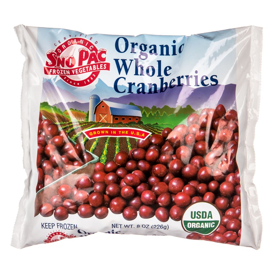SnoPac Cranberries, Whole, Frozen, Organic Azure Standard