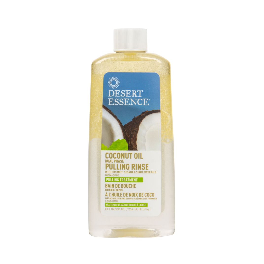 Desert Essence Coconut Oil Dual Phase Pulling Rinse Azure Standard