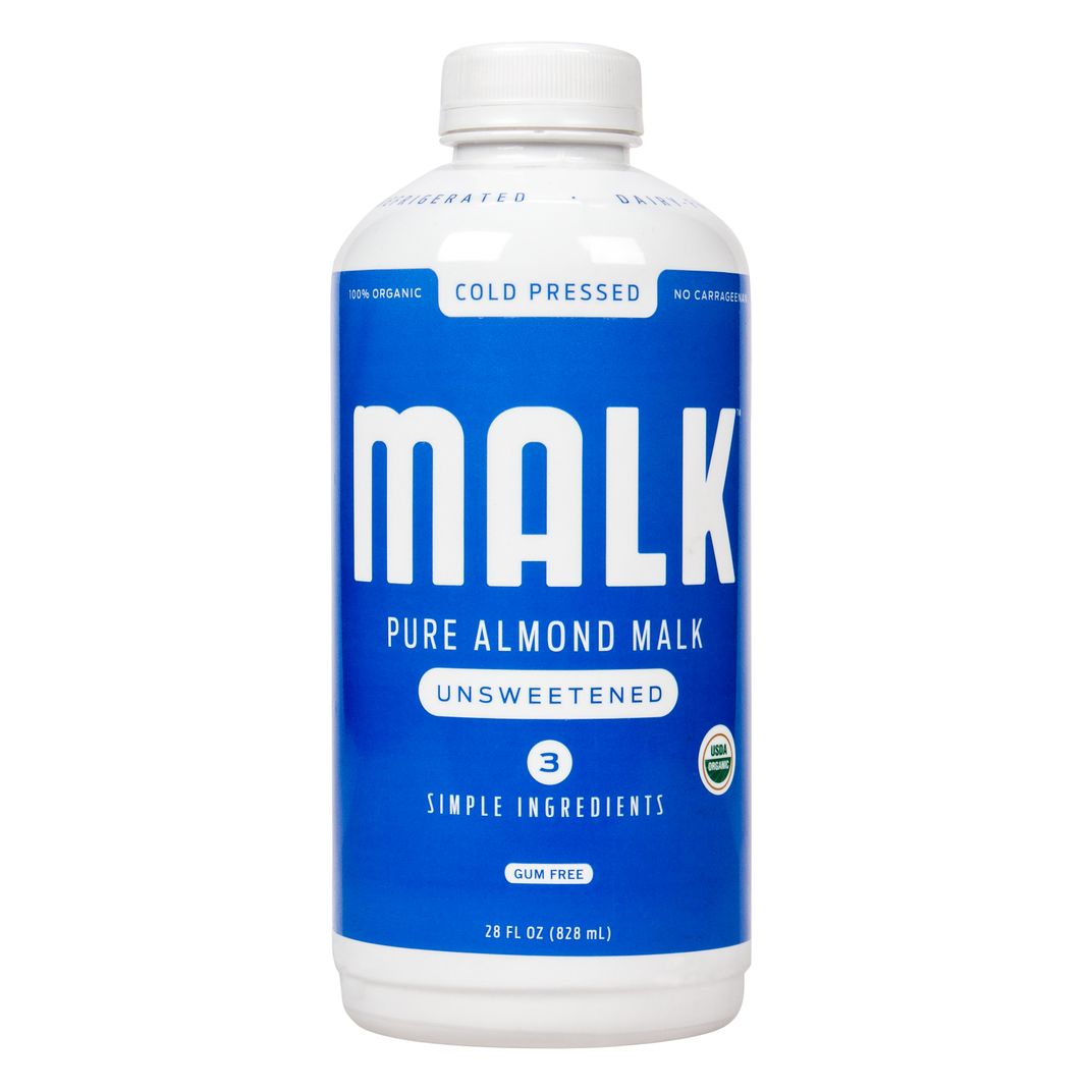 Malk Almond Milk, Unsweetened, Organic Azure Standard