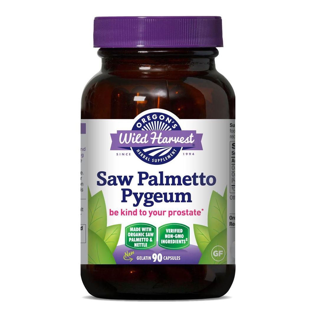 Oregon's Wild Harvest Saw Palmetto Pygeum, Organic Azure Standard