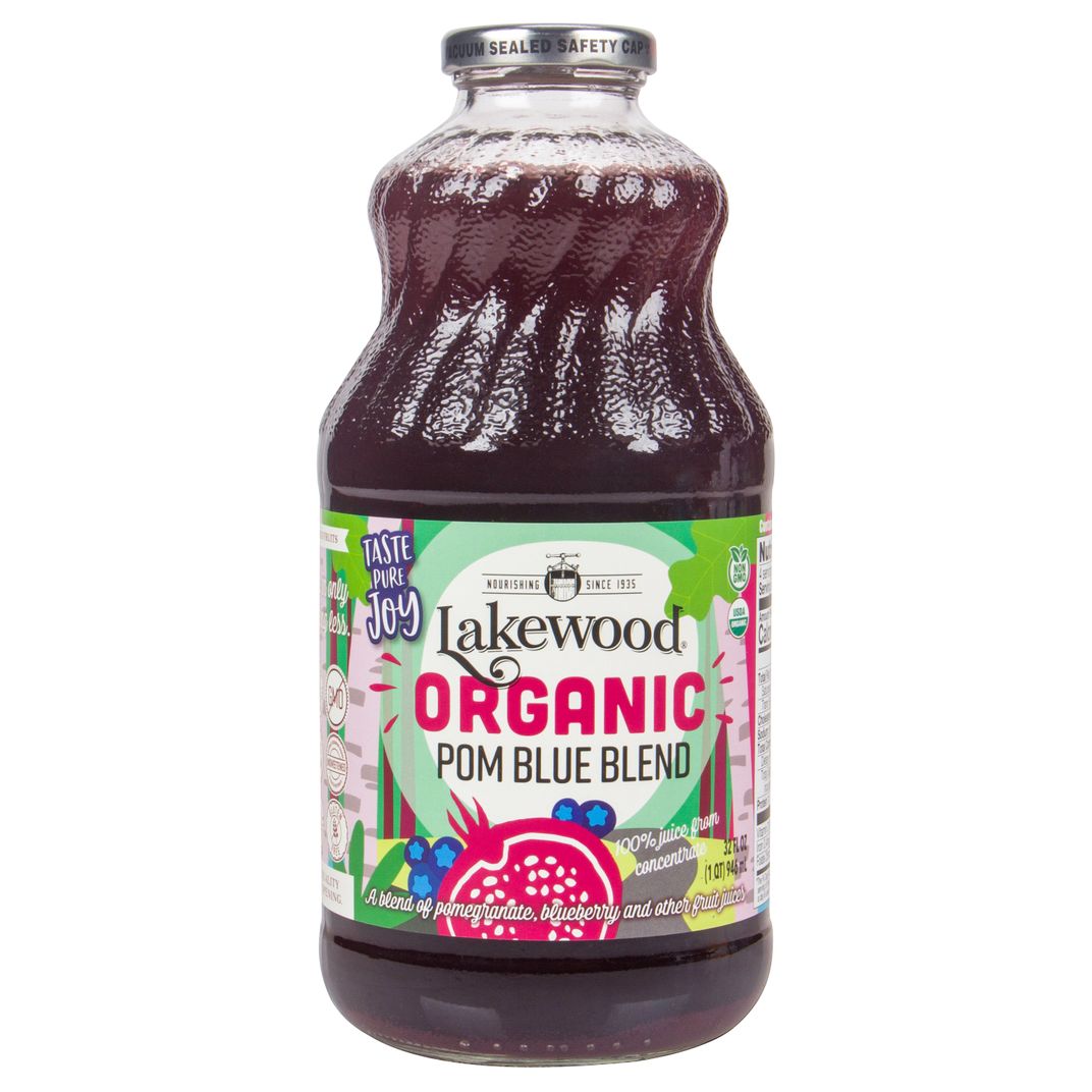 Lakewood Organic Juices - Pomegranate Blueberry Juice, Organic - Azure