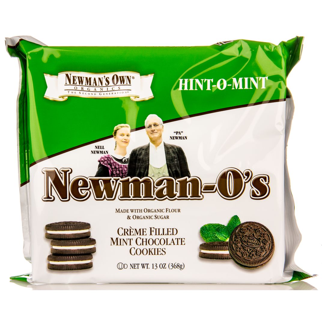 Newman's Own NewmanO's HintOMint Cream Filled Cookie Azure Standard