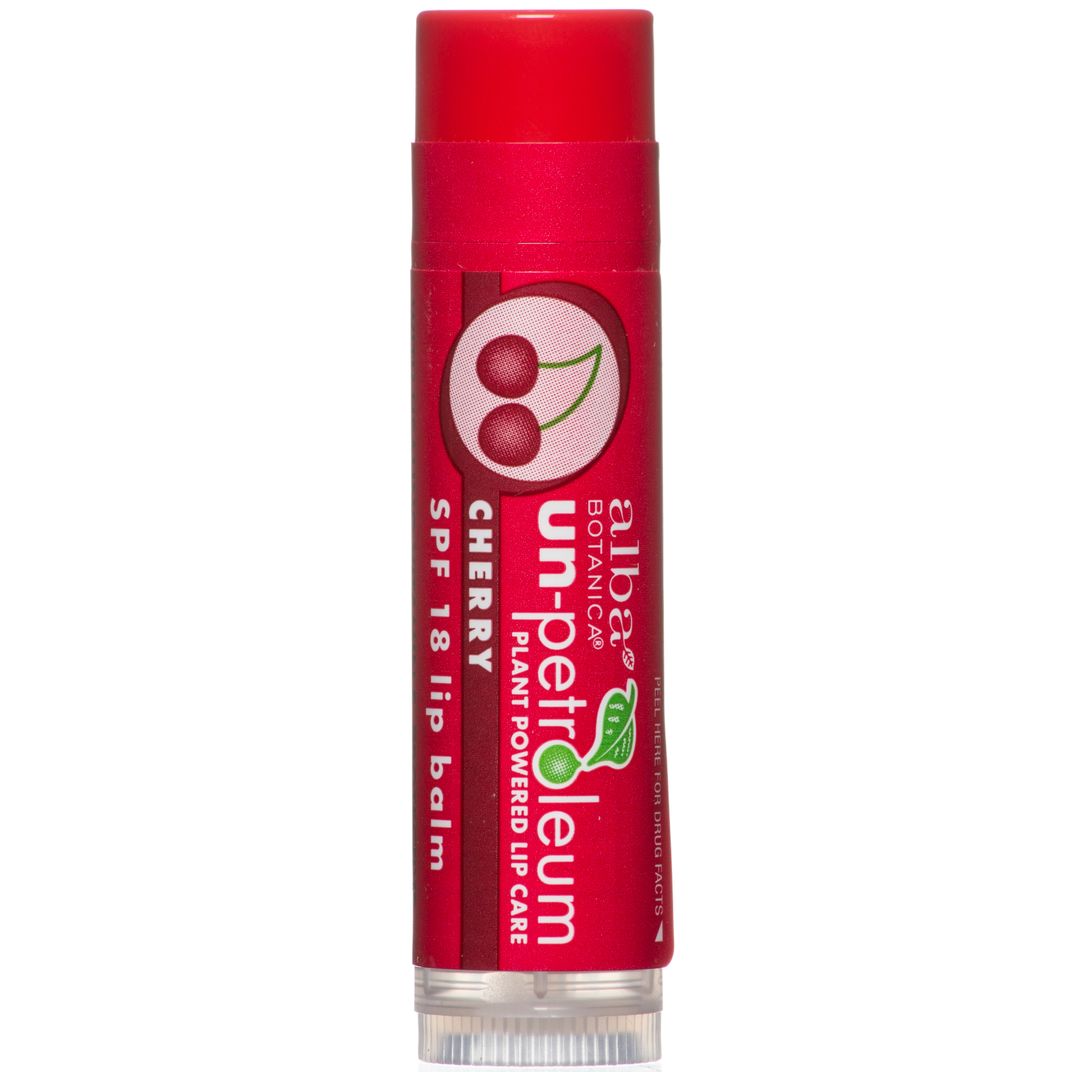Alba Botanica Lip Balm, UnPetroleum, Cherry Azure Standard