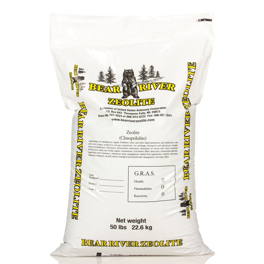 Bear River Zeolite Zeolite, for Garden and Animal 14x40 Azure Standard