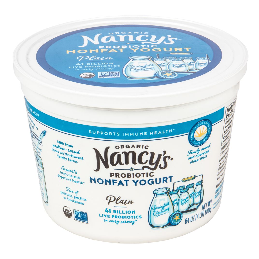 Nancy's Yogurt, Plain Nonfat, Organic Azure Standard