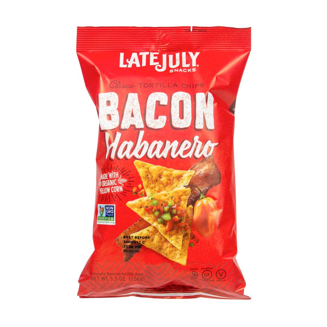 Late July Tortilla Chips, Clasico, Bacon Habanero Azure Standard