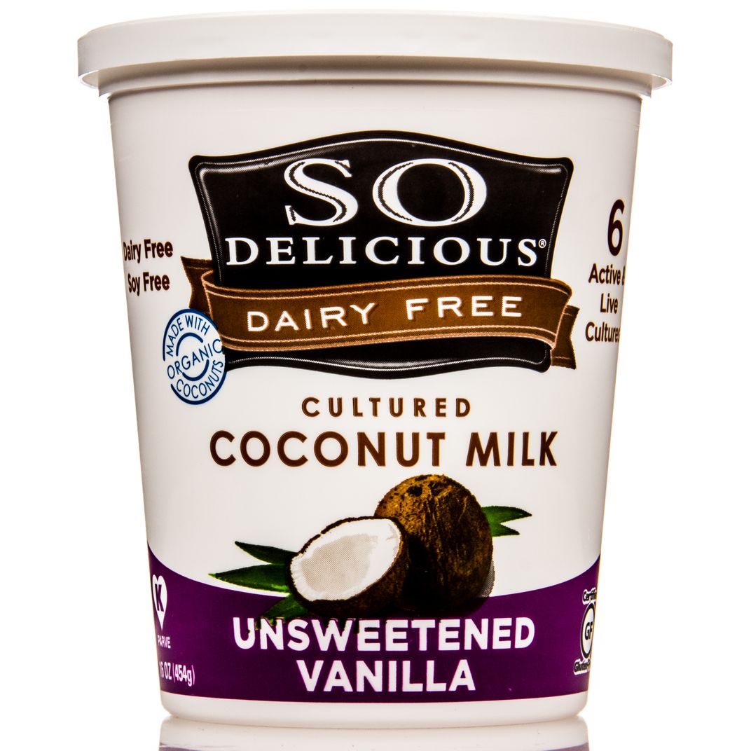 So Delicious Unsweetened Vanilla Coconut Milk Yogurt Organic Azure Standard 