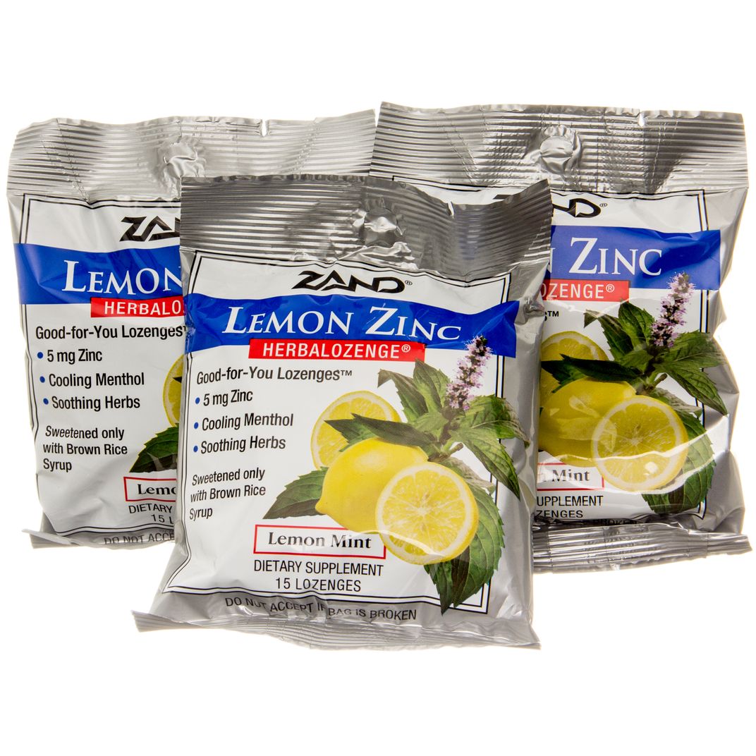 Zand Lemon Zinc Lozenges Azure Standard