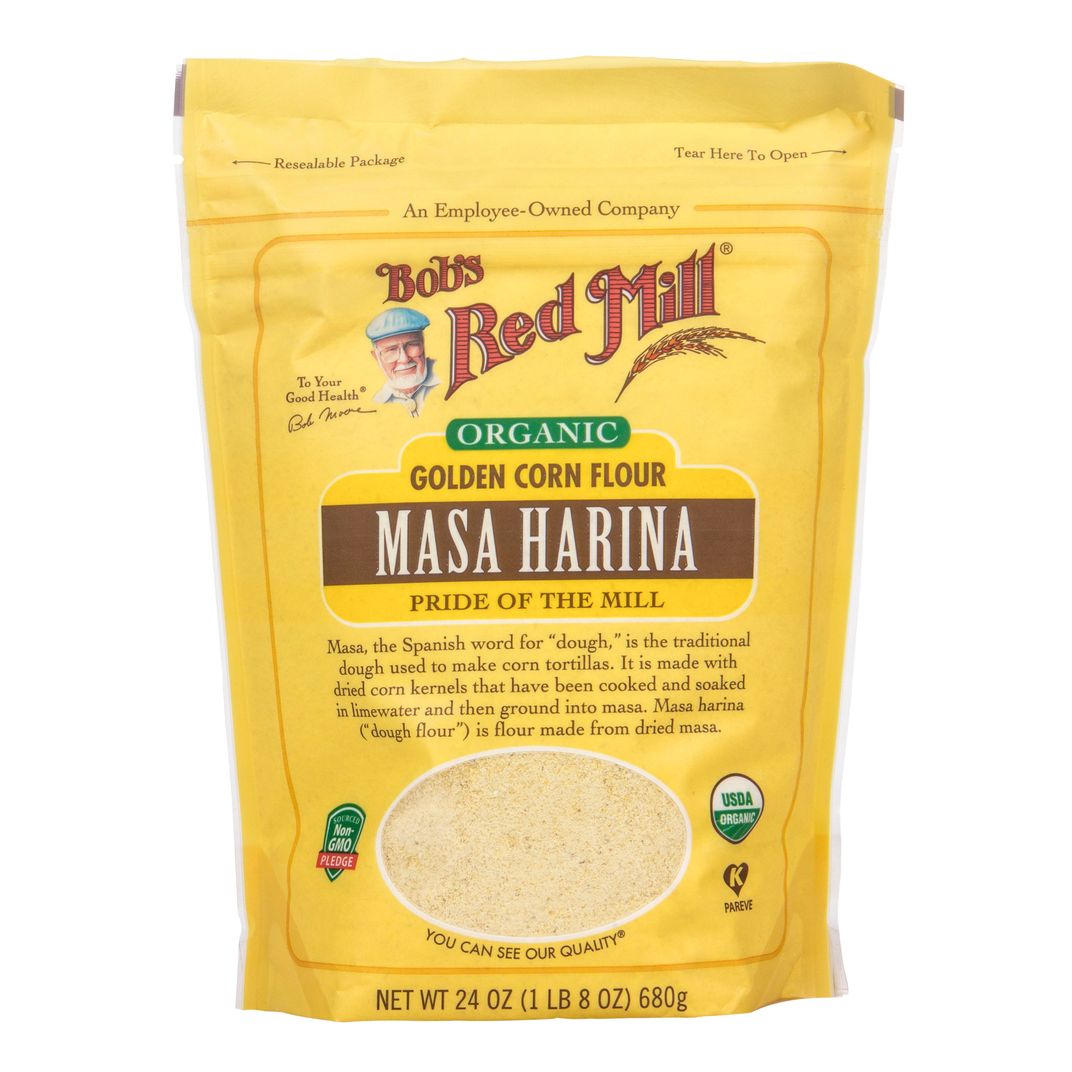 Bob's Red Mill Masa Harina, Golden Corn Flour, Organic Azure Standard