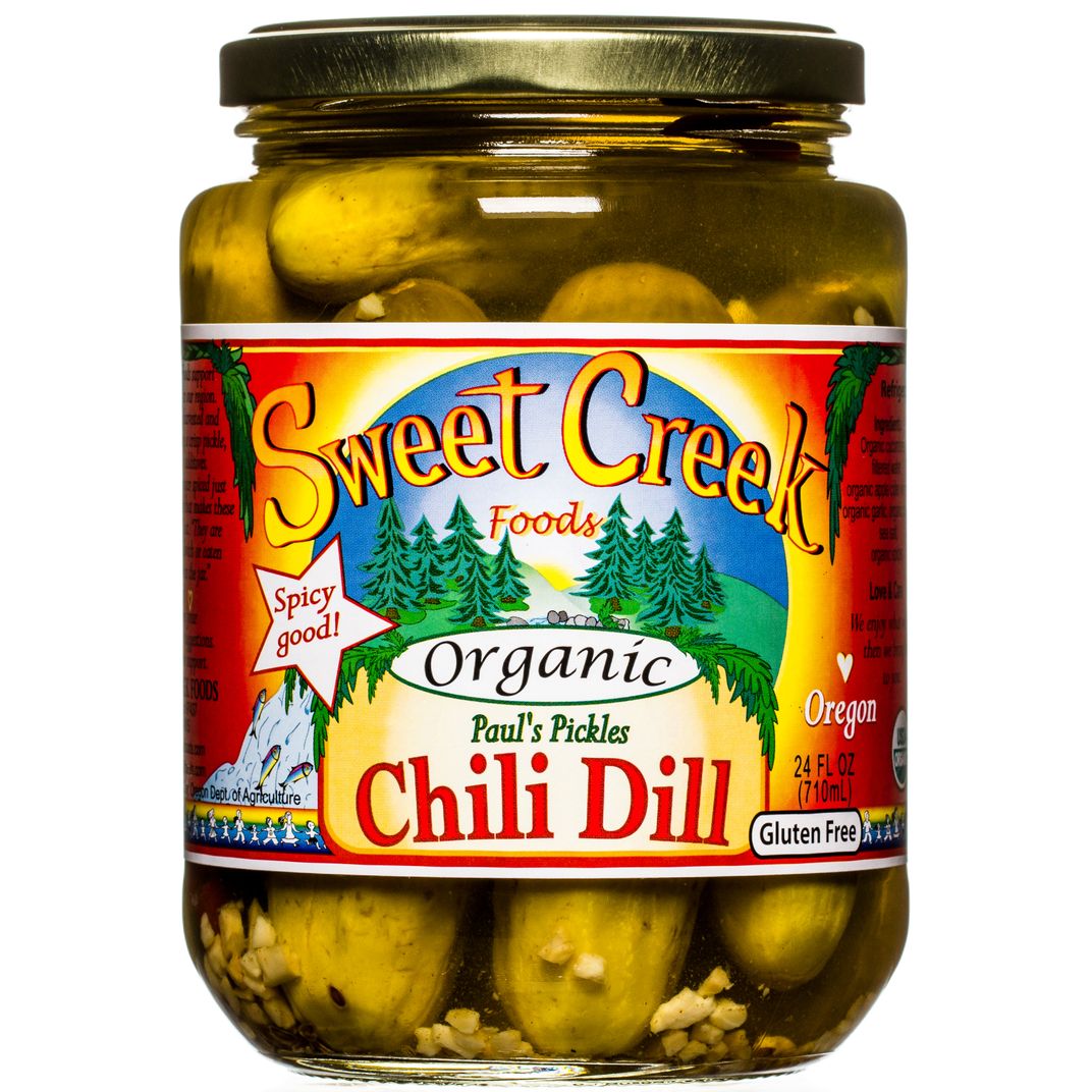 Sweet Creek Foods Paul's Pickles, Chili Dills, Organic Azure Standard