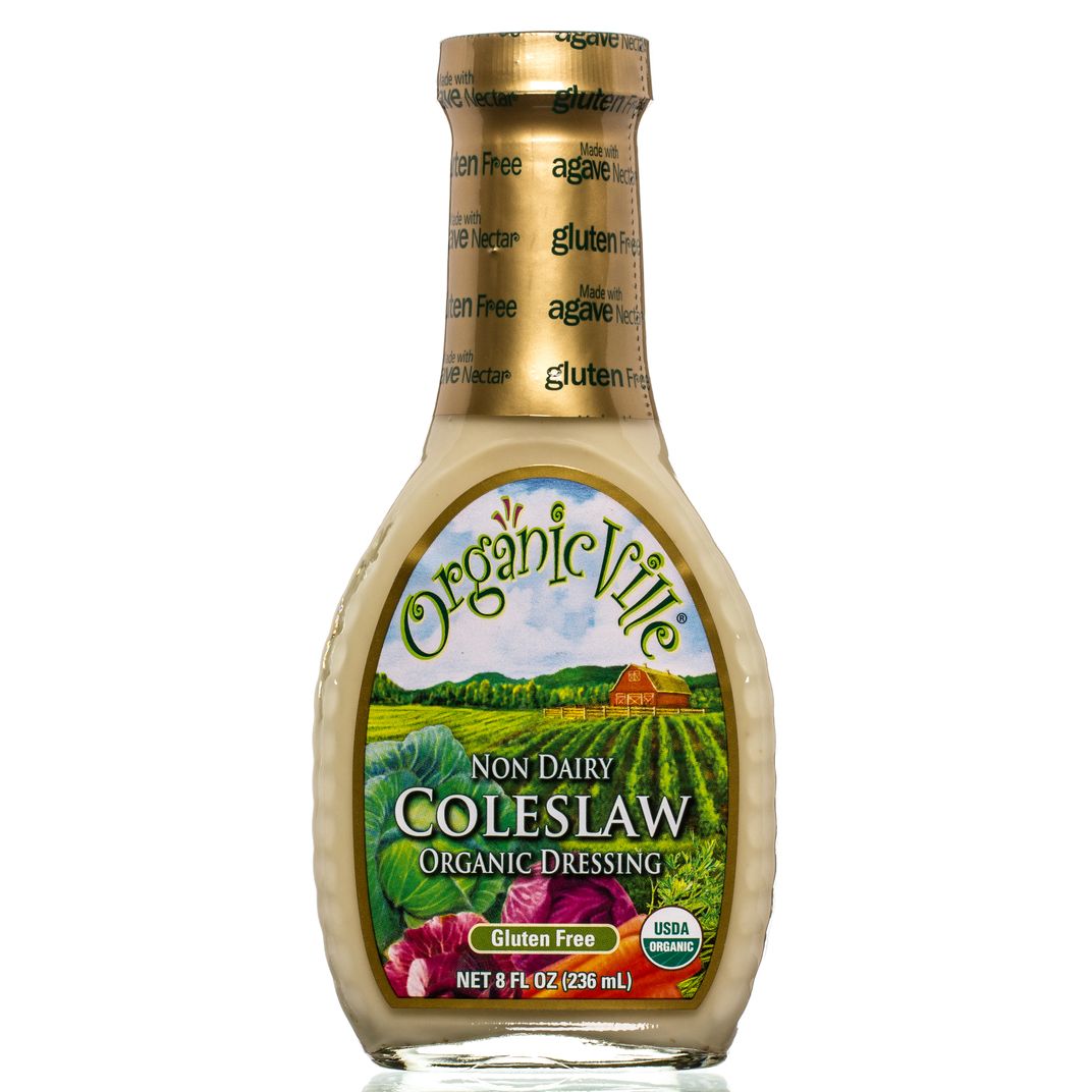 OrganicVille Coleslaw Dressing, NonDairy, Organic Azure Standard