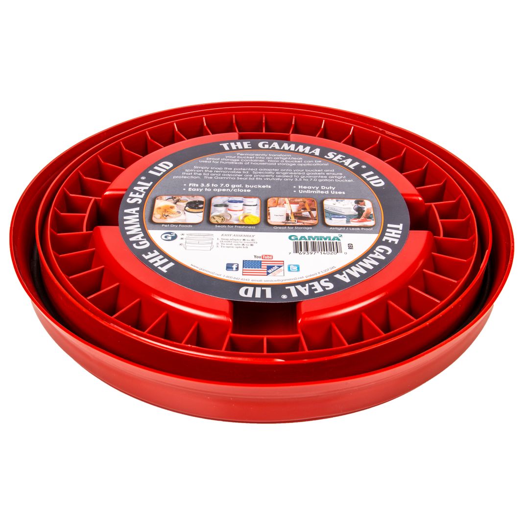 Gamma Gamma Seal Lid for 5 Gallon Plastic Pail Azure Standard