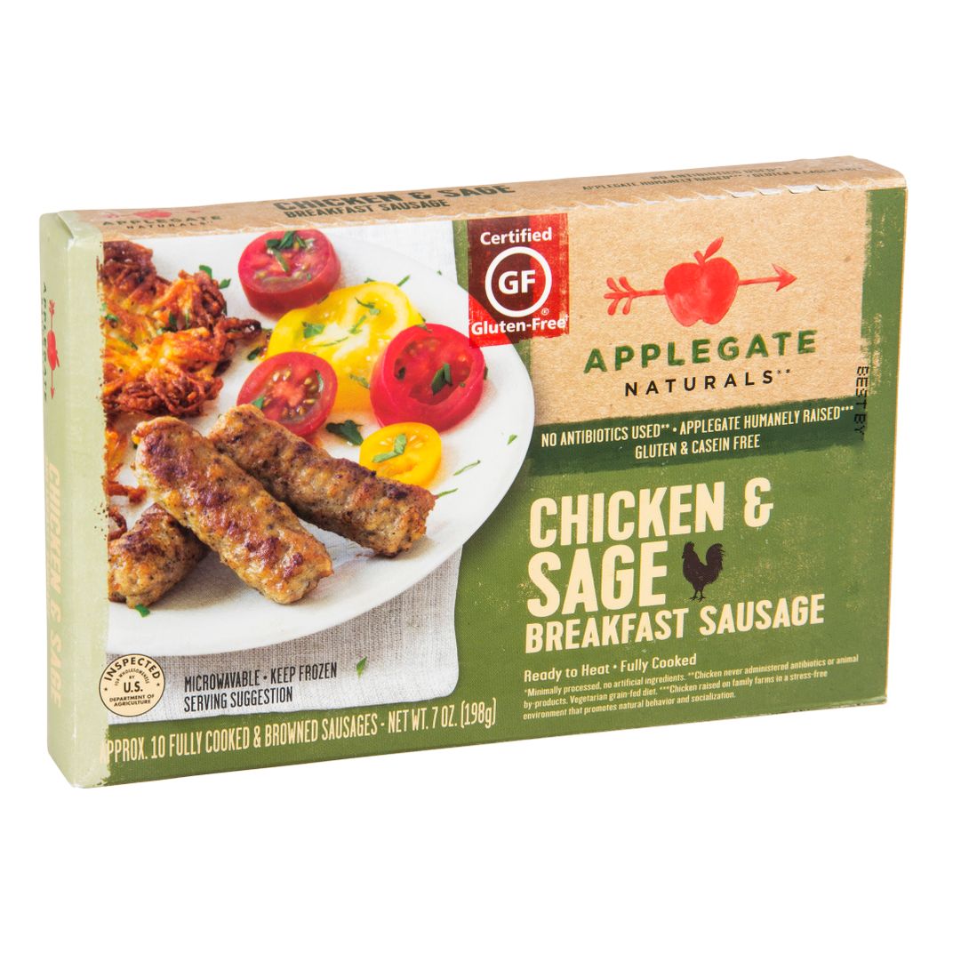 Applegate Farms Breakfast Sausage Chicken & Sage, Frozen Azure Standard