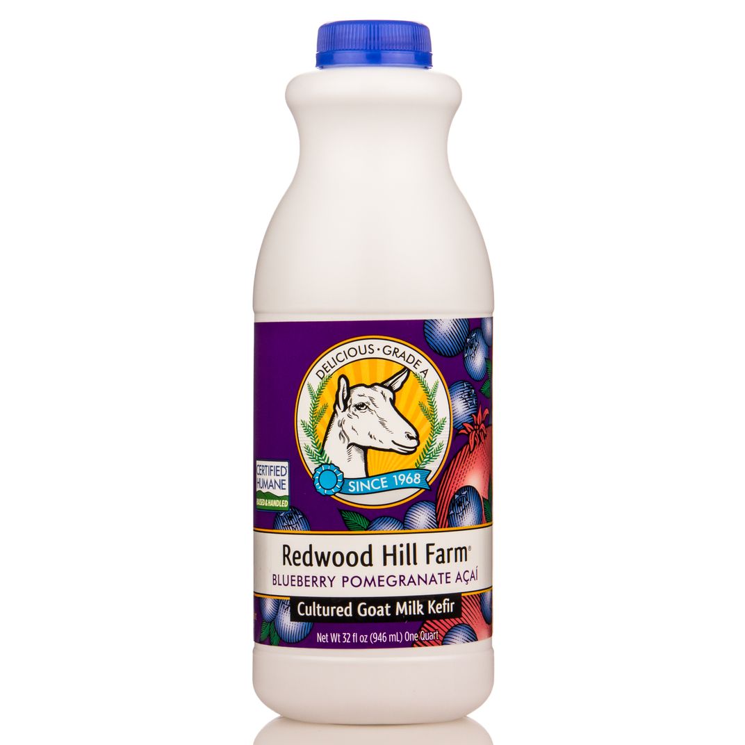 Redwood Hill Farm Goat Milk Kefir Blueberry, Pomegranate, Acai