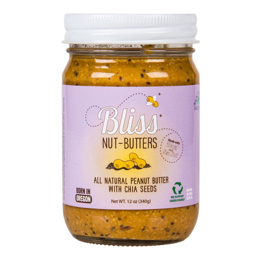 Bliss Nut Butters Peanut Butter with Chia Seed, Natural Azure Standard