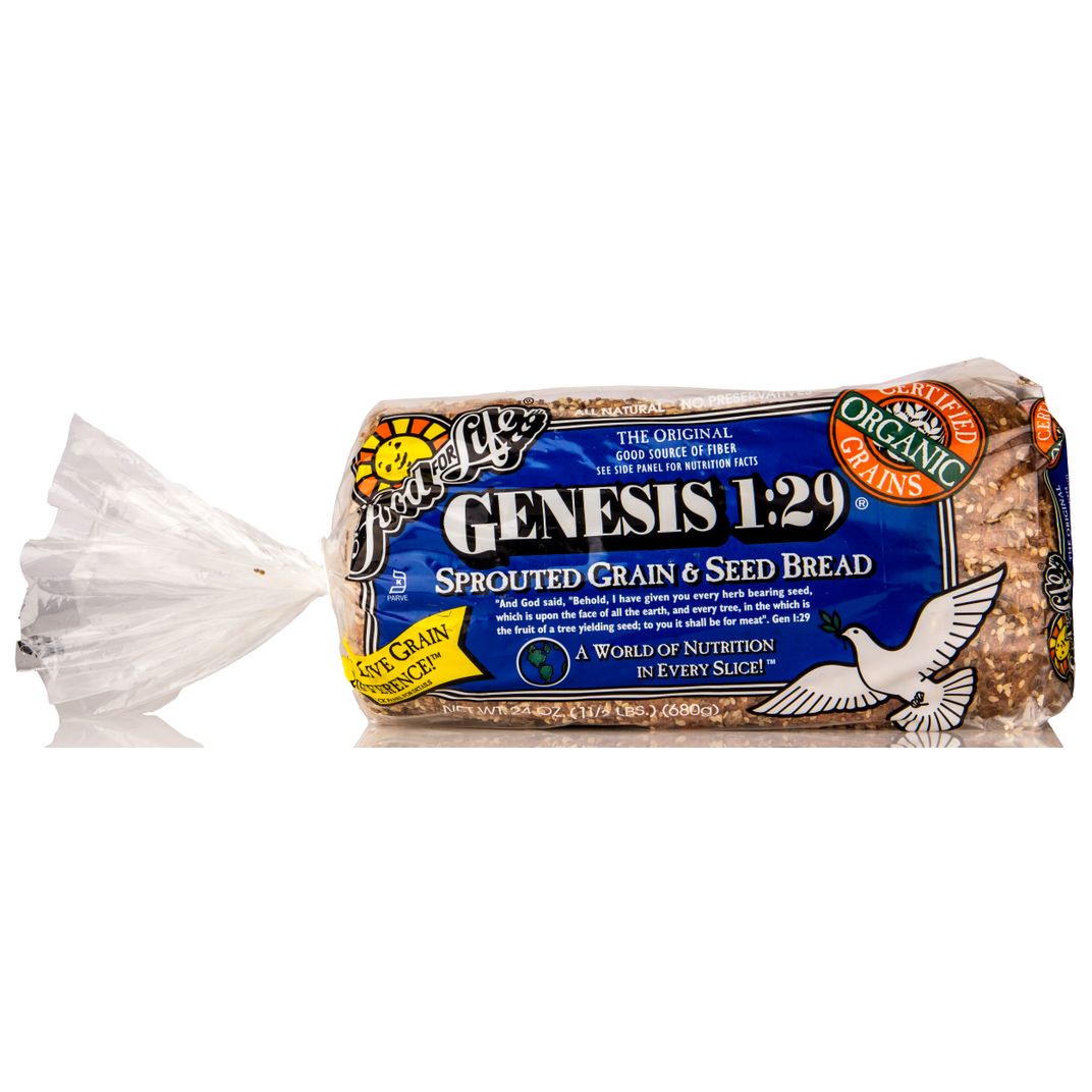 Food For Life Genesis 129 Sprouted Bread, Frozen, Organic Azure