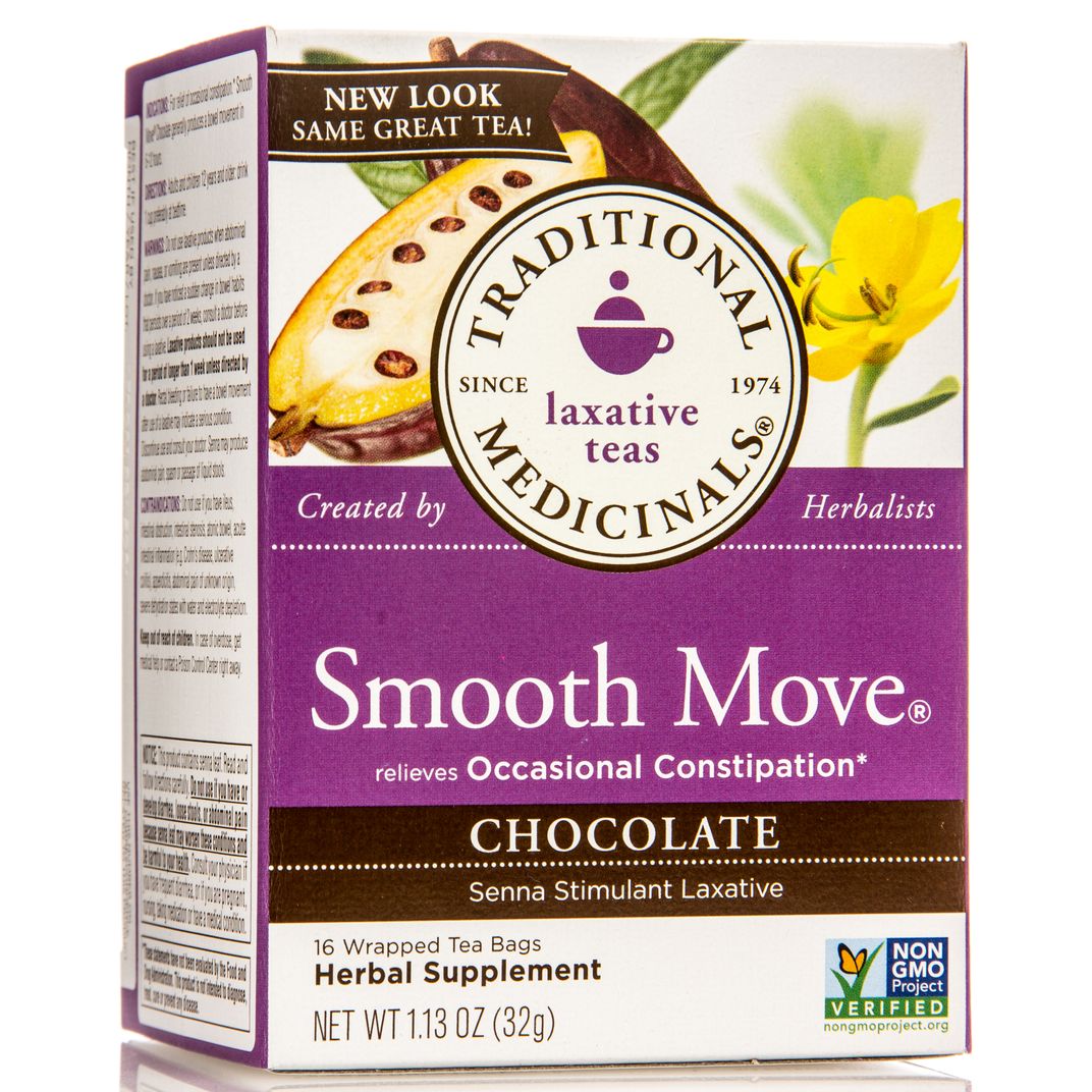 Traditional Medicinals Smooth Move, Chocolate (Herbal Laxative
