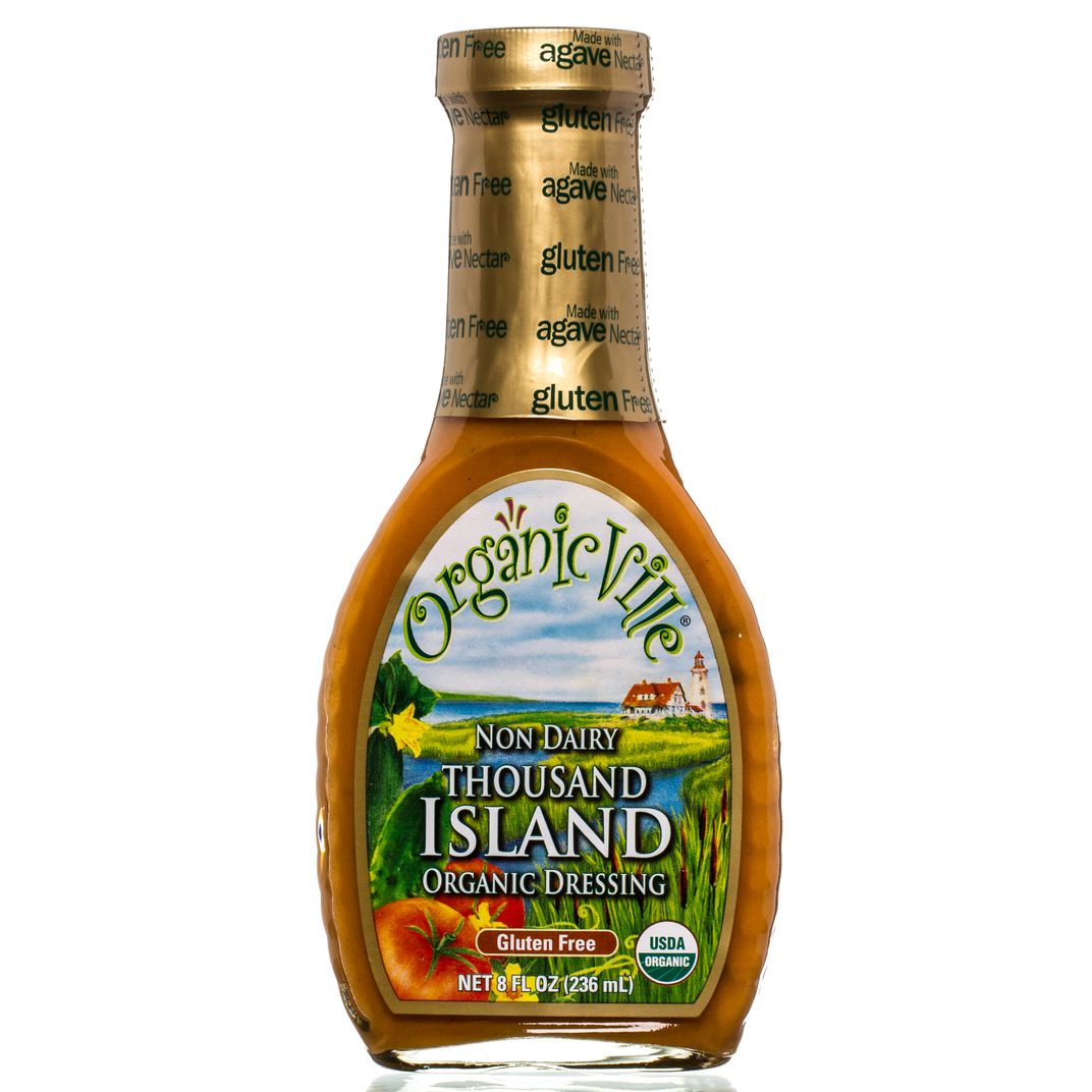 OrganicVille Thousand Island Dressing, Non Dairy, Organic Azure