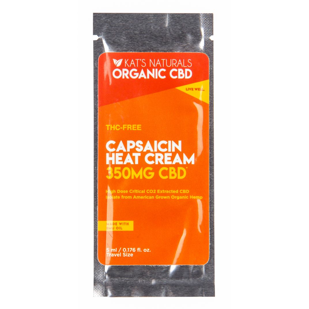 Kat's Naturals Capsaicin Heat Cream, CBD Oil Azure Standard