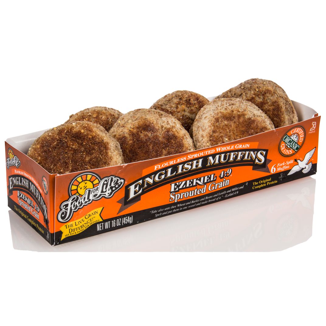 Food For Life Ezekiel 49 Sprouted Grain English Muffins, Frozen