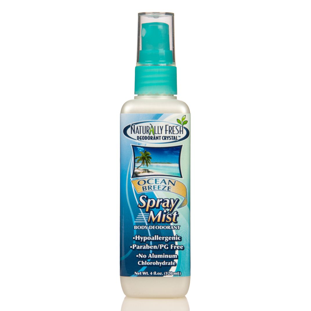 Naturally Fresh - Spray Mist Body Deodorant, Ocean Breeze - Azure Standard