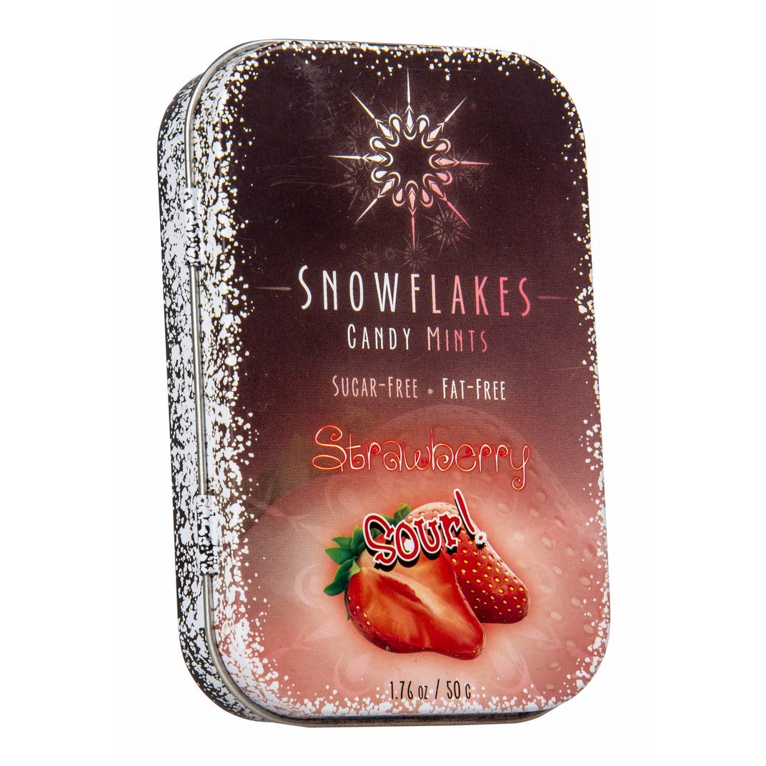 Smart Sweet Snowflakes Xylitol Candy, Sour Strawberry Azure Standard