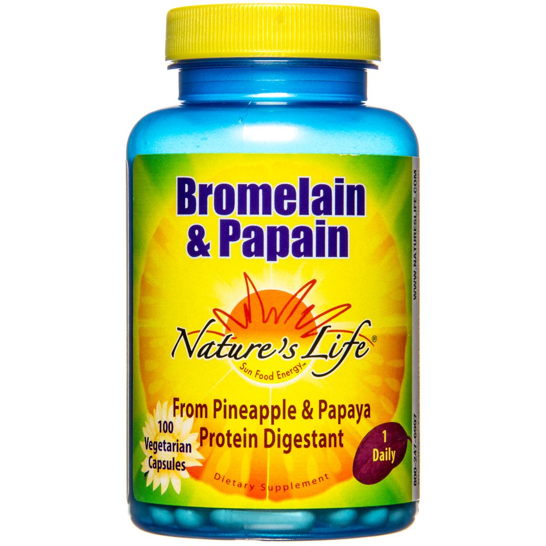 Nature's Life Enzymes, Vegetarian Bromelain/Papain Azure Standard