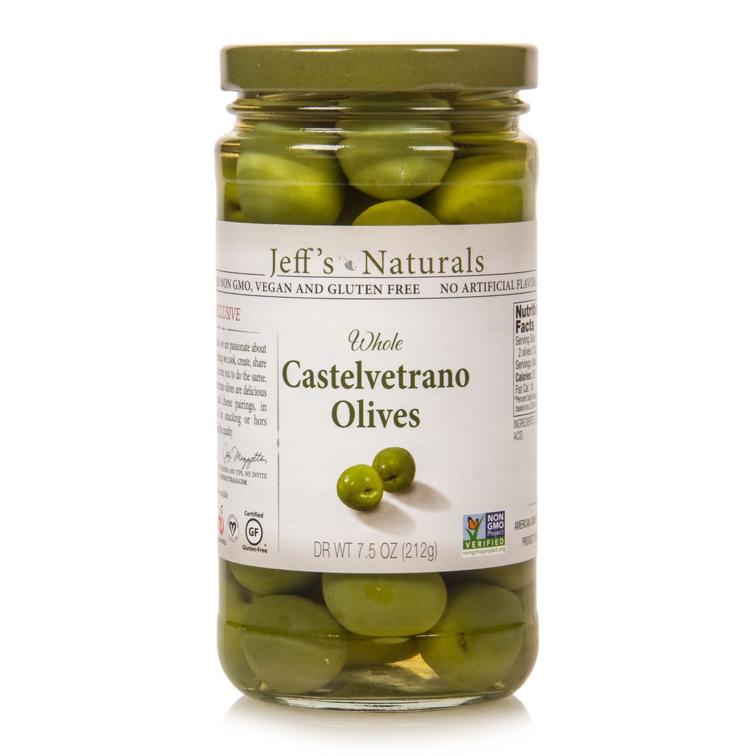 Jeff's Naturals Castelvetrano Olives, Whole Azure Standard