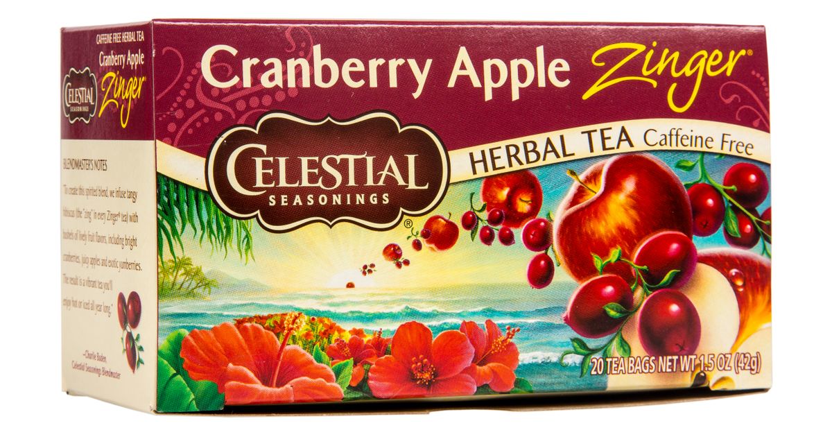 Celestial Seasonings Cranberry Apple Zinger Tea Azure Standard