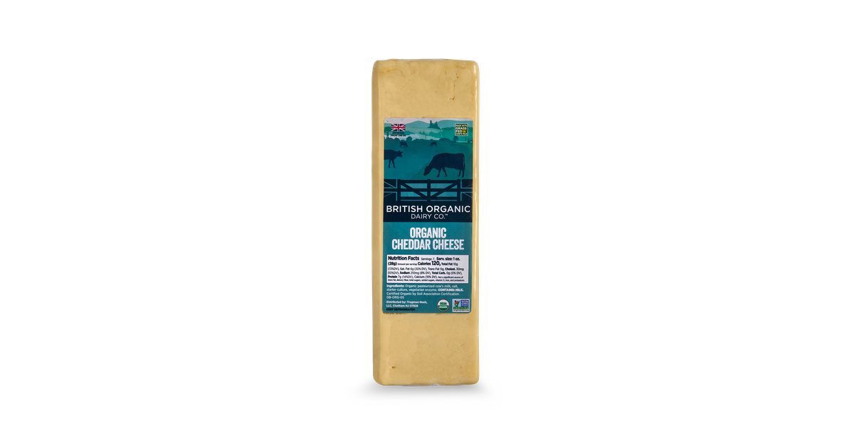 British Organic Cheddar Cheese, Slicing Loaf, Organic Azure Standard