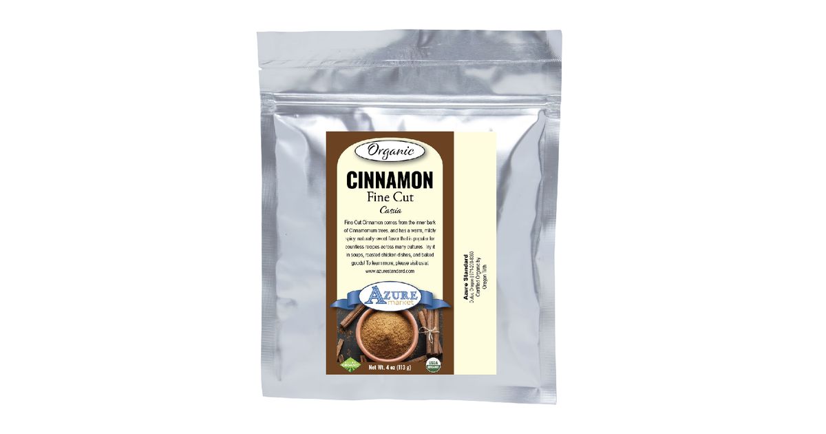 Azure Market Organics Cinnamon, Fine Cut, Organic - Azure Standard