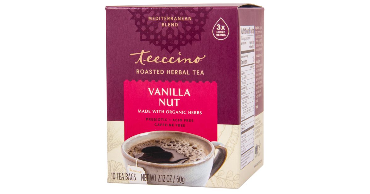 Teeccino Vanilla Nut Roasted, Herbal Tea Bags - Azure Standard