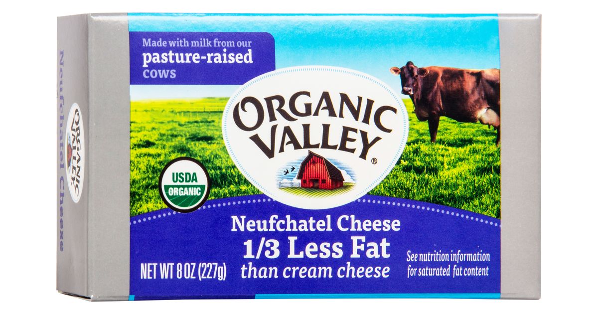 Organic Valley Neufchatel Cheese, Organic Azure Standard