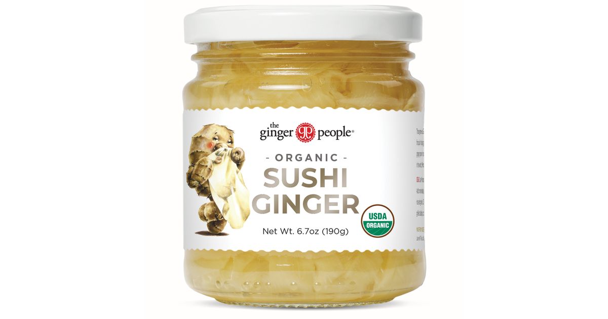 Ginger People Natural Pickled Sushi Ginger, Organic - Azure Standard