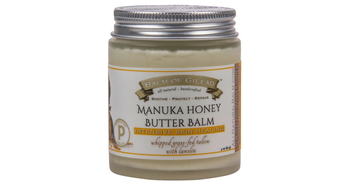 Balm of Gilead Butter Balm, Manuka Honey, Grass-Fed Tallow, Paleo