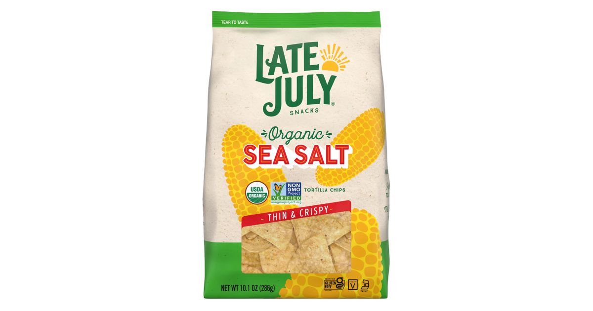 Late July Tortilla Chips, Restaurant Style, Sea Salt, Organic
