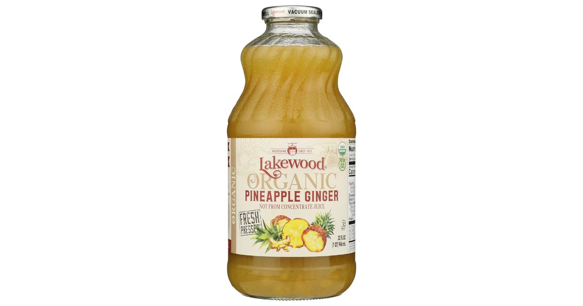 Lakewood Pure Pineapple Juice Not From Concentrate Lakewood