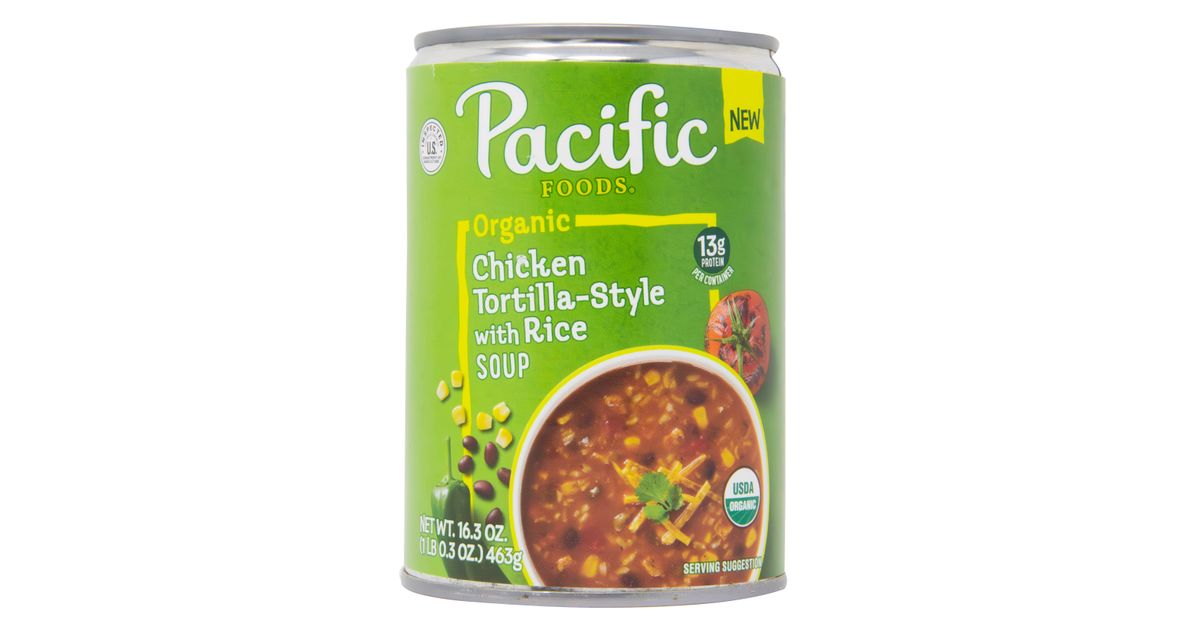 Pacific Foods Chicken Tortilla with Rice Soup, Organic - Azure Standard