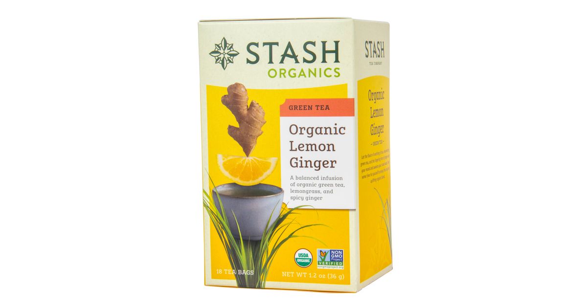 @@Stash Tea Lemon Ginger Tea, Organic - Azure Standard