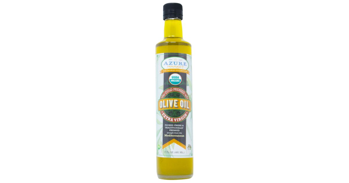 Azure Market Organics Olive Oil, Extra Virgin, Cold Pressed