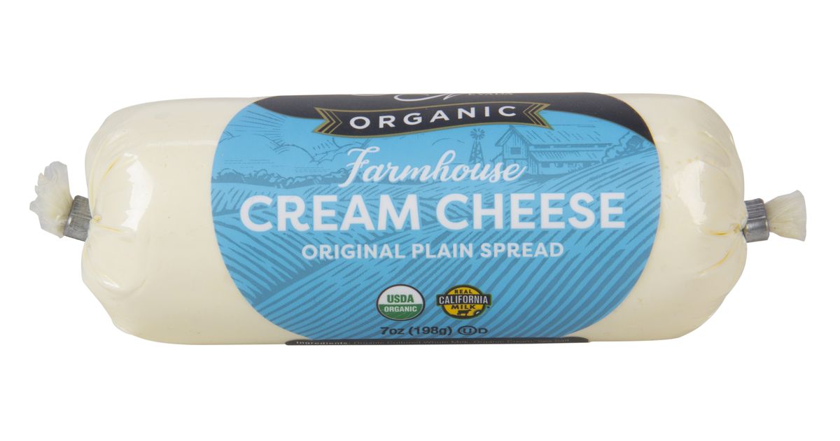 Sierra Nevada Cheese Company Farmhouse, Cream Cheese Chub, Organic Azure Standard