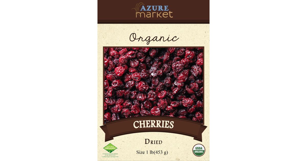 Azure Market Organics Cherries, Dried, Organic - Azure Standard